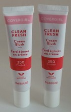 Covergirl Clean Fresh Cream Blush VEGAN #350 FLUSHED Lot of 2 items Free Ship