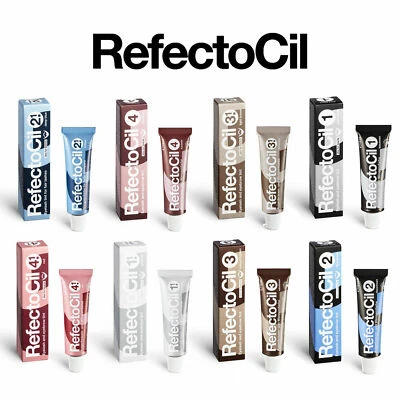 RefectoCil Eyebrow Tint Black Natural Brown Eyelash Tinting Dye Henna 15ml Tint