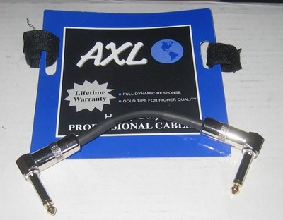 NEW PROFESSIONAL GUITAR PATCH CABLES CABLE CORD CORDS 4 EFFECTS PEDAL PEDALS PRO