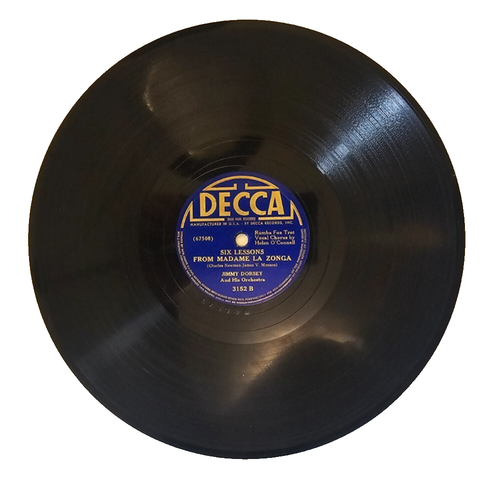 Jimmy Dorsey & His Orchestra Boog-It Shellac Record 3152 - Picture 3 of 4