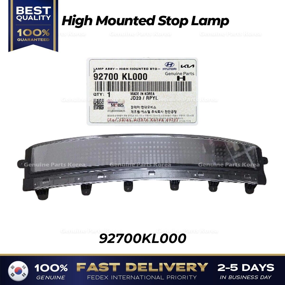 ⭐Genuine⭐ High Mounted Stop Lamp 92700KL000 for Hyundai ⭐Genuine⭐ High Mounted Stop Lamp 92700KL000 for Hyundai