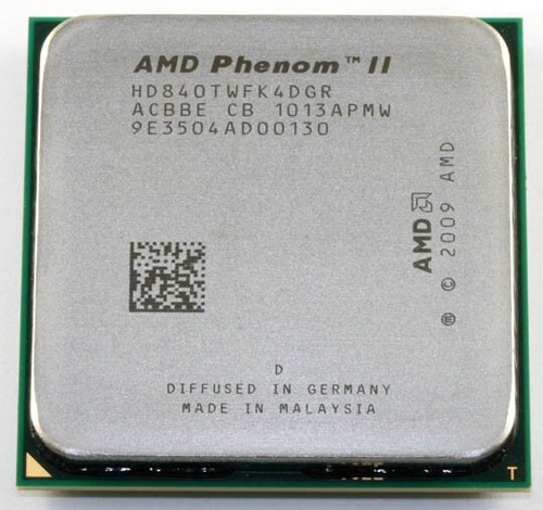 AMD Phenom II X4 840T Quad Core Processor 2.9-3.2 GHz, Socket AM2+/AM3, 95W CPU - Picture 4 of 5