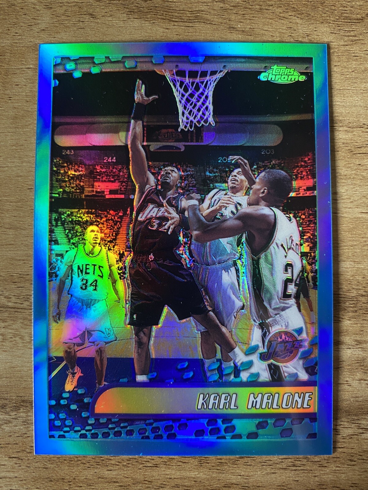 2001 Topps Chrome #120 Karl Malone Refractor Mint