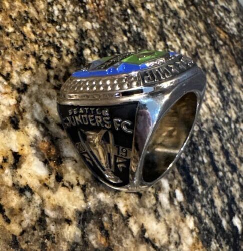 SEATTLE SOUNDERS FC TEAM RING 2019 MLS CUP WORLD CHAMPIONS NEW - Picture 3 of 4