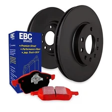 Disc Brake Kit-S12 Kits Redstuff and RK Rotors EBC New S12KF1442