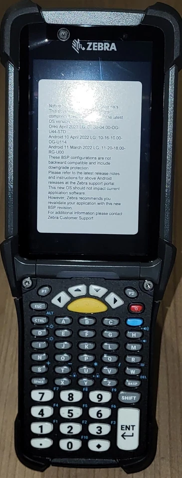 Zebra MC9300P GSFDG4RW Mobiler Computer Barcodeleser Datenerfassung Scanner...
