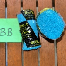 Vtg Bucilla Rya Yarn Acrylic Latch Hook 4  Lot Of 2 405 Aqua Made In USA