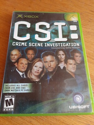 CSI: Crime Scene Investigation (Microsoft Xbox, 2004) CIB VG