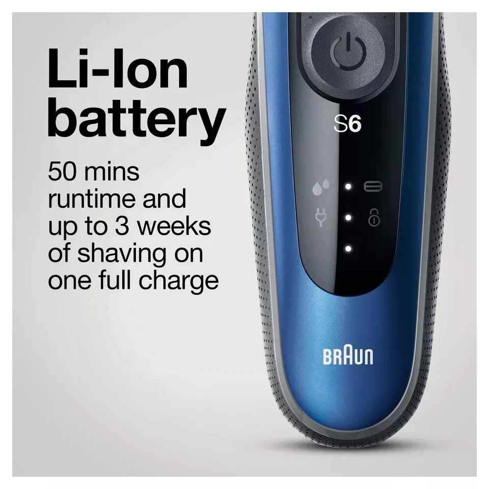 Braun Series мужская аккумуляторная электробритва для влажной/сухой уборки, 6072 см3 - Изображение 4 из 4