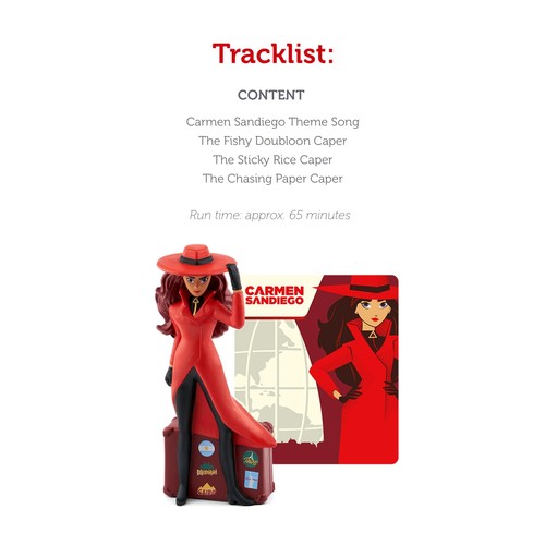 TONIES - Dove si trova Carmen Sandiego Audio Gioco Personaggio Giocattolo Bambini - Foto 4 di 6