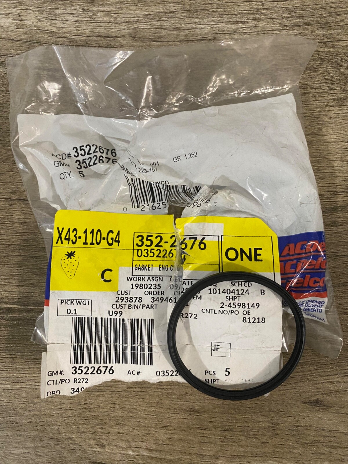 Genuine GM Engine Coolant Thermostat O-Ring 03522676 | eBay