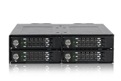 Vollständig abnehmbares Metall Rack 4 Bay SSD NVMe M.2 für 5.25 HDD Bay