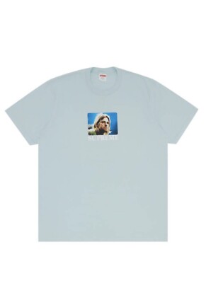 Supreme Kurt Cobain Tee T-Shirt Size Large Pale Blue SS23 Supreme  