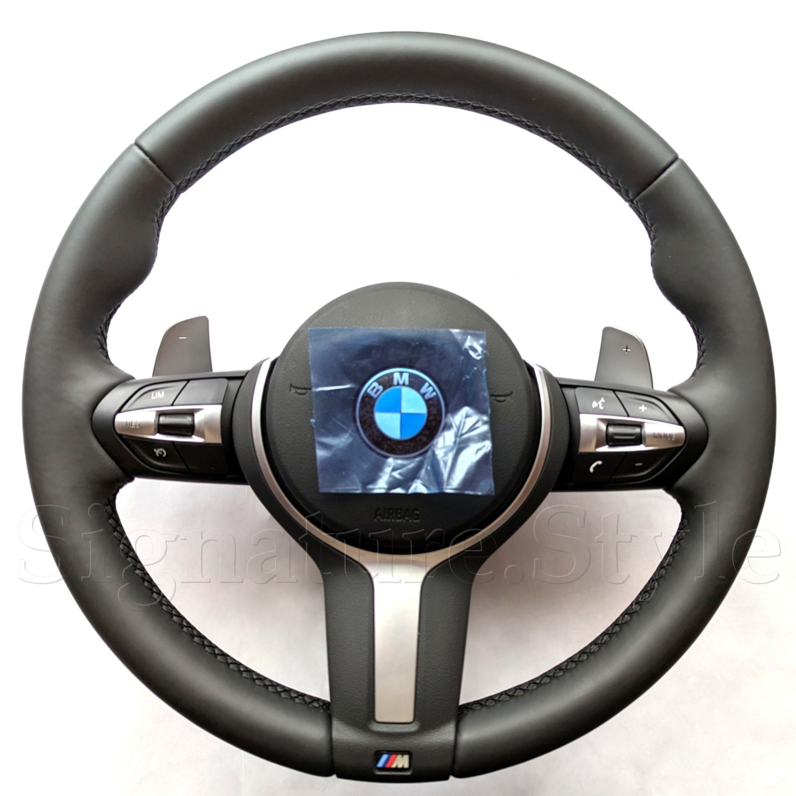 BMW F10 F11 F07 F12 F13 F06 F01 M Sport steering wheel Paddles retrofit set kit Aire