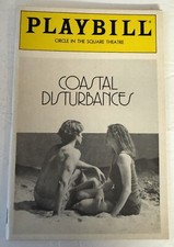Vintage Playbill April 1987 "Coastal Disturbances" Circle In The Square Theatre