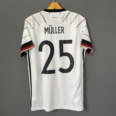 MULLER GERMANY JERSEY 2021 HOME MEDIUM MENS FOOTBALL SOCCER SHIRT ADIDAS  EH6105 193659634860 | eBay