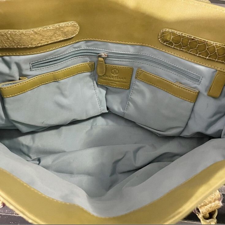 Cole Haan Purse Trinity Python Print Shoulder Bag… - image 6