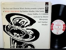 Music For Brass LP COLUMBIA CL 941 MONO DG DJ PROMO 1957 MILES DAVIS JJ JOHNSON