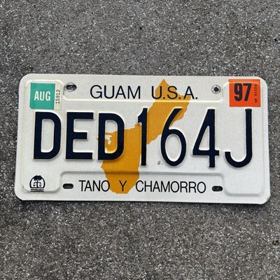 Original US Auto Kennzeichen Nummernschild GUAM   USA
