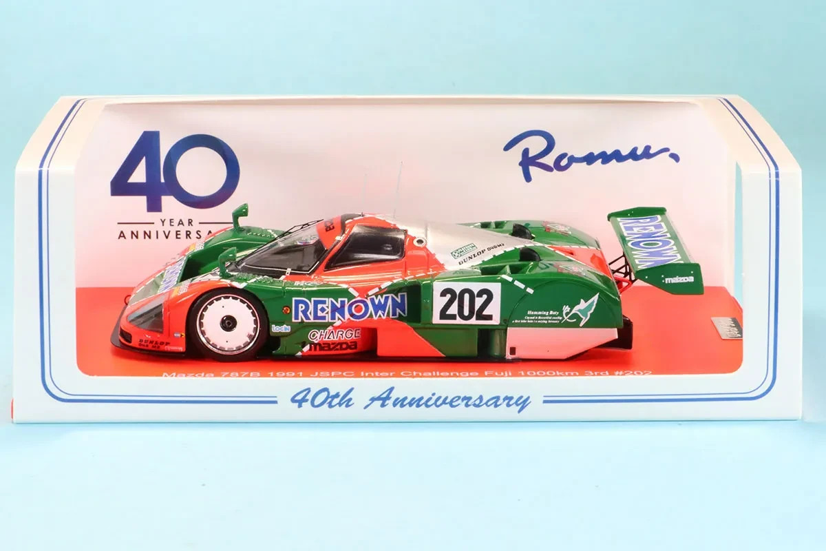 Spark 1/43 Mazda 787B JSPC Inter Challenge Fuji 1000km #202 Rain
