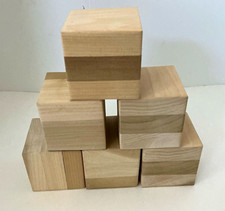 Lot of Assorted Wood Turning Blanks  Square Blocks for Woodturning Projects,6