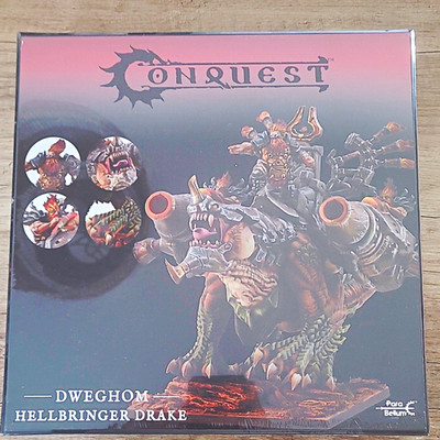 Para Bellum Conquest Dweghom Hellbringer Drake Tabletop-Set, mehrfarbig