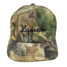 Vintage K Products Camo Trucker Hat Made In USA 90s Y2K Lawson MFG Advantage