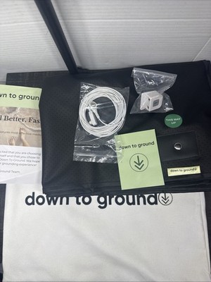 Down to Ground Earthing/Grounding Mat w/ Cords, Outlet Tester & Pouch  Brand New