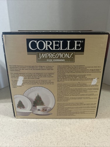 CORELLE IMPRESSIONS " HOLIDAY MAGIC " 20 PC. DINNERWARE SET # 6020448 NIB - Picture 2 of 11