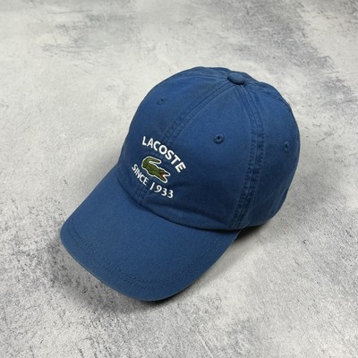 Herren Lacoste Baseballkappe mit gesticktem Logo Blau Einheitsgröße 100 %...