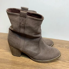 Lavorazione Artigiana for SUNDANCE Brown Heeled Slouch Boots EUR 38 ≈ US 8