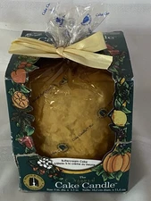 The Original Cake Candle Hearth & Home Vintage Pillar BUTTERCREAM SCENT New!