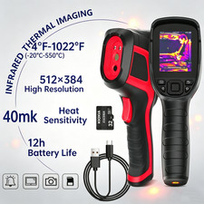 Handheld Thermal Imaging Camera 256x192 W/32GB SD Card Support Video Recording