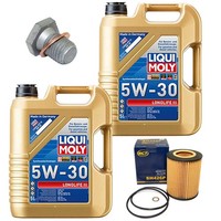 MotoröL Filter Set 5W-30 Liqui Moly 10 Liter + Schraube FüR BMW 7Er 740D E65 E66