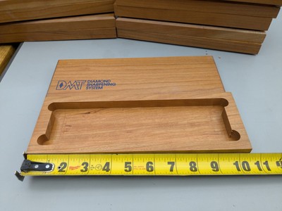 DMT Diamond Whetstone Sharpening System Cherry Wooden Case Box Storage !Charity!