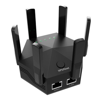 1200M WLAN Repeater Router Range Wifi Signal Verstärker Access Point Booster EU