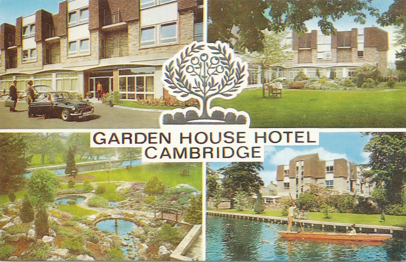 UK, CAMBRIDGE - Garden House Hotel  -  postcard