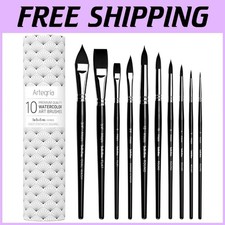 Professional Watercolor Paint Brushes 10pcs