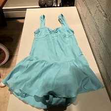 Wear Moi - Girls Skirted Leotard Blue Size 8/10 - Excellent Condition