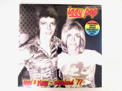 IGGY POP IGGY & ZIGGY LP CLEVELAND "77 COLORED VINYL DAVID BOWIE
