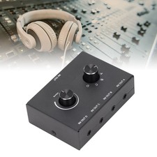 Switcher Special Design 4 Ports 3.5mm Stereo Passive Switcher For Headphones For