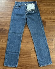 Vintage Levi s 501 XX 30x34 Dark Fuzzy Denim ...