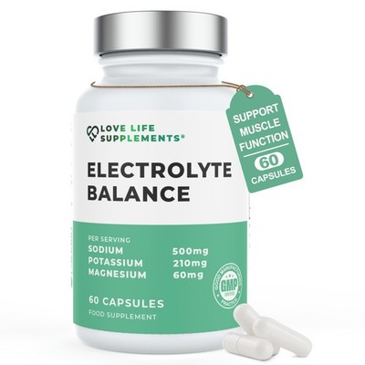 Elektrolyt Balance, 60 Kapseln, 30 Portionen, hoch 60 Stück (1er Pack) 