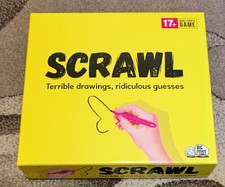 Scrawl: 17+ Rude Drawing Board Game - Big Potato Games (2020) Opened, Unused