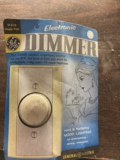 DI-61D GE Single Pole Electric Dimmer (Vintag...