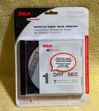 RCA CD/DVD Laser lens Cleaner / Discwasher - Step by Step Voice Instruct - NEW