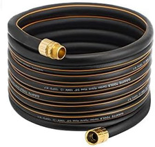 Garden Hose 5/8", 50Ft Water Hose Heavy Duty  Custom Length, No Kink, Flexible,