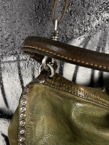 Campomaggi Teodorano Italian Avant Garde Leather Shoulder Bag With Long Strap - Picture 20 of 23