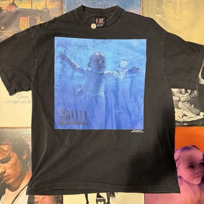 Nirvana Nevermind On Giant Tag Men's XL (reprint) | eBay