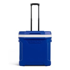Igloo Latitude 60qt Rolling Cooler: Wheels Retractable Handle One-Hand Opening